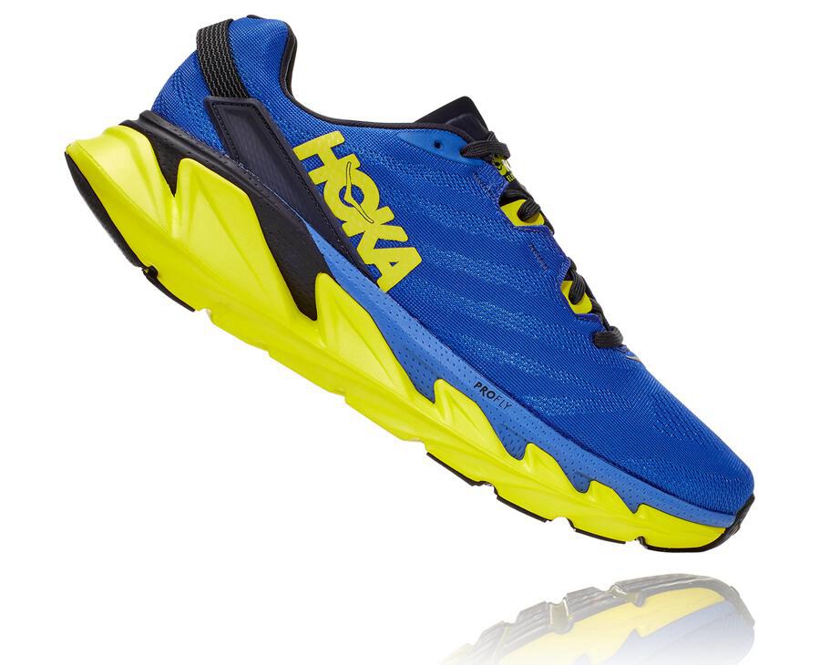 Hoka Australia One One Elevon 2 - Mens Running Shoes Blue/Green - ESPHM-4985